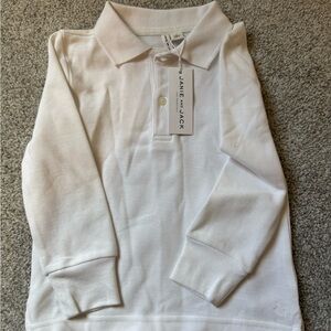 Janie and Jack White Kids Polo Shirt